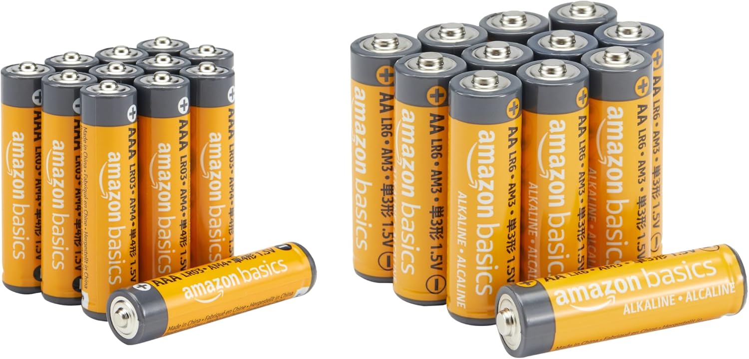 Amazon Basics Paquete combinado · 12 AA + 12 AAA