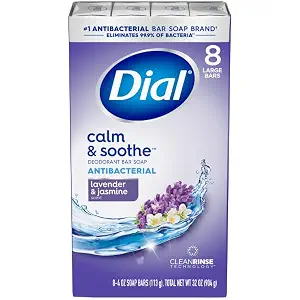 Dial Lavender & Jasmine · 8 barras · 4 oz